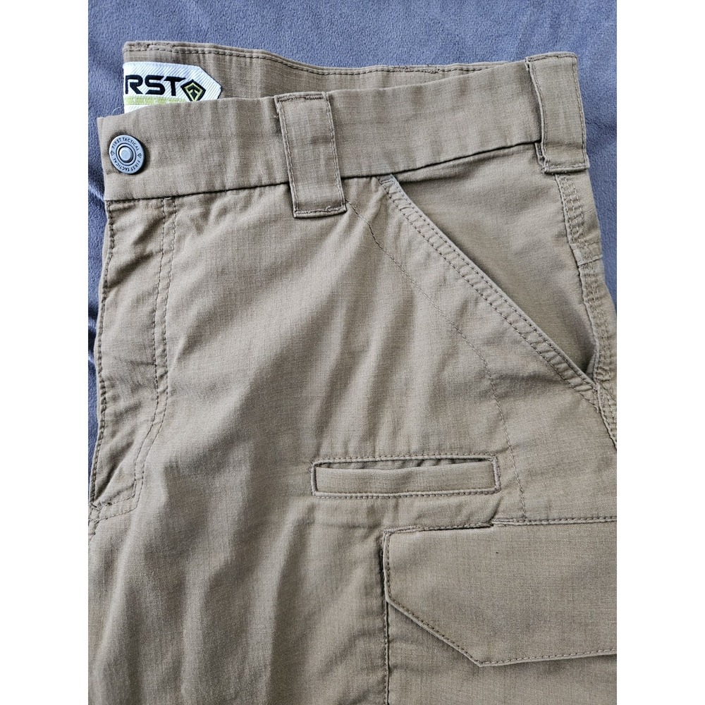 First Tactical Men's Brown Tactical Pants Size 38/30 Regular Fit Khaki